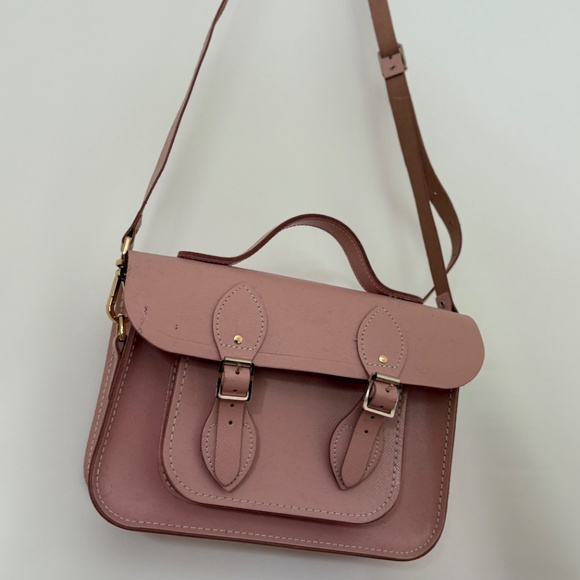 Cambridge Satchel Pink Leather Bag - Picture 7 of 9